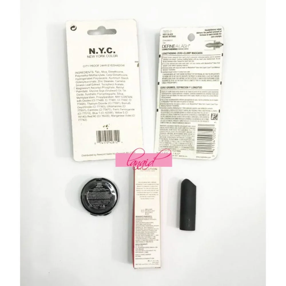 BUNDLE Makeup Revolution NYX Bite Beauty NYC Maybelline Blush Lipstick Eyeshadow